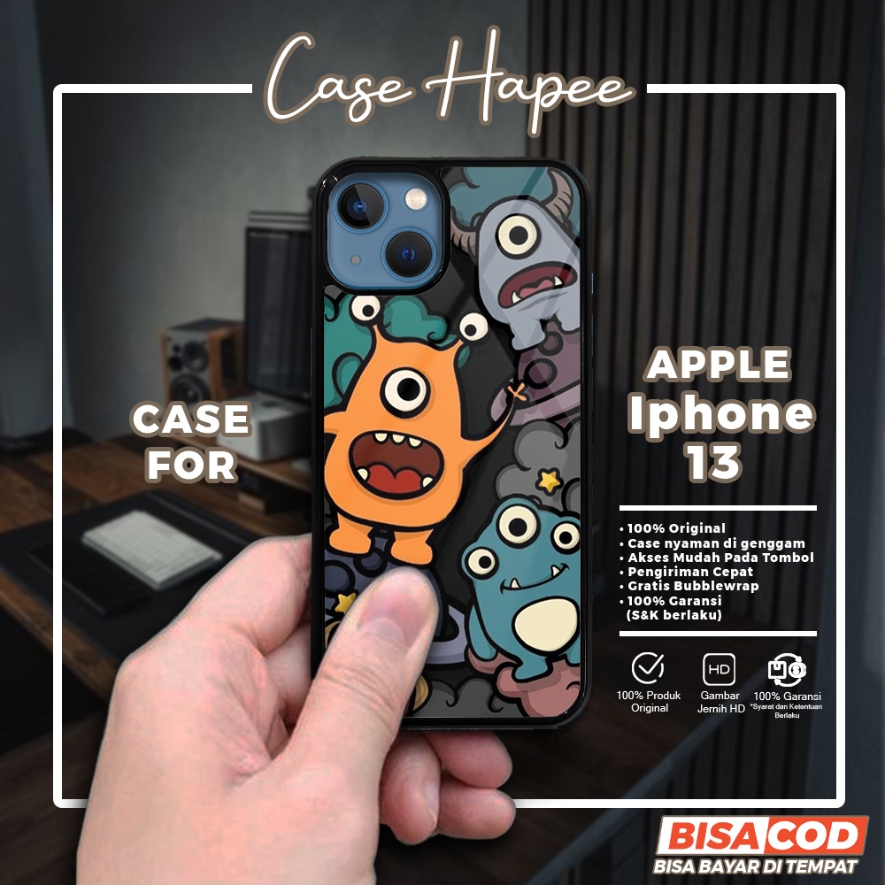 Case Iphone 13 Casing Iphone 13 [BTRI] Casehapee Case Glossy Case Aesthetic Custom Case Premium Soft