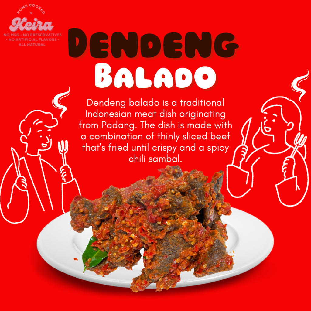 

Dendeng Balado Sapi 250gram (READY)