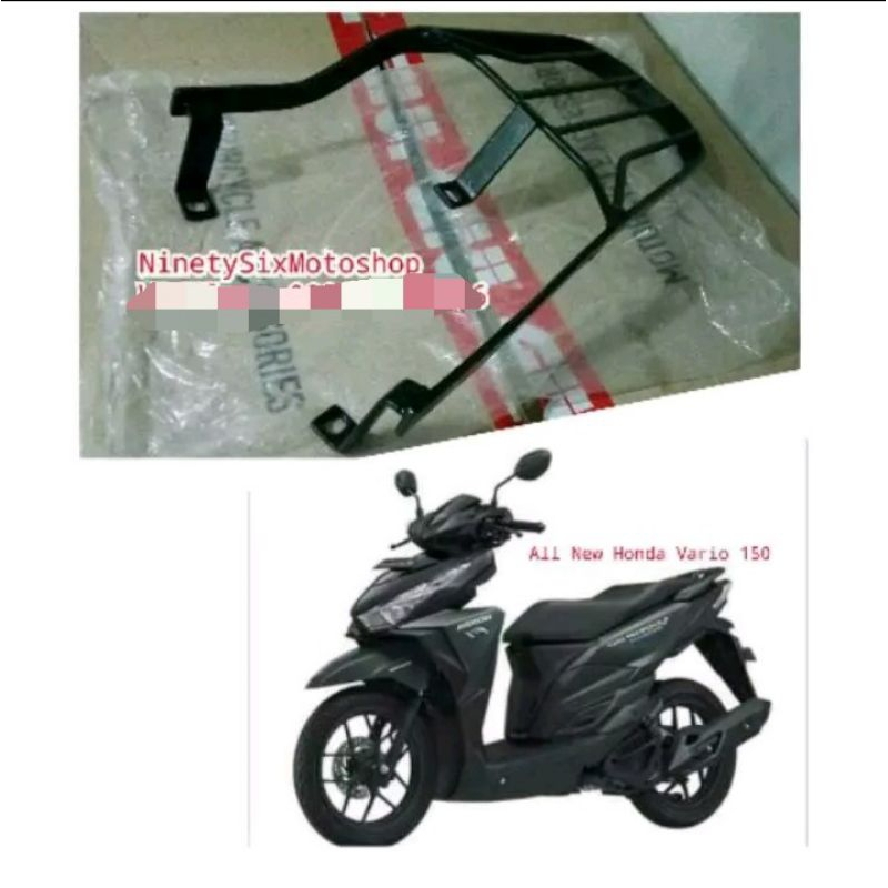 Breket Bracket Box Motor Honda Vario 125 dan 150 LED not givi kappa shad
