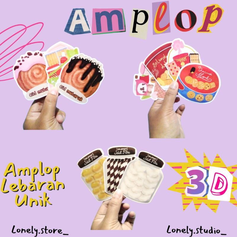 

[10PCS] SIAP KIRIM Amplop Lebaran 3D Viral | Amplop THR Lucu Unik | Amplop Lebaran 2024 | Amplop 3D Viral