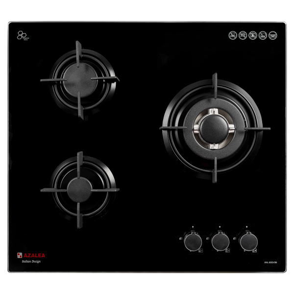 Kompor Tanam 3 Tungku Gas Built In Hob Azalea ANL63GV3B