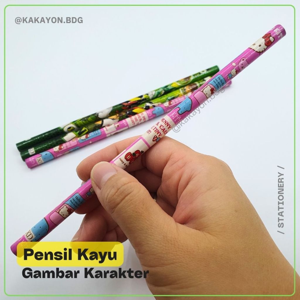 

Pensil Kayu Gambar Karakter Souvenir Ultah