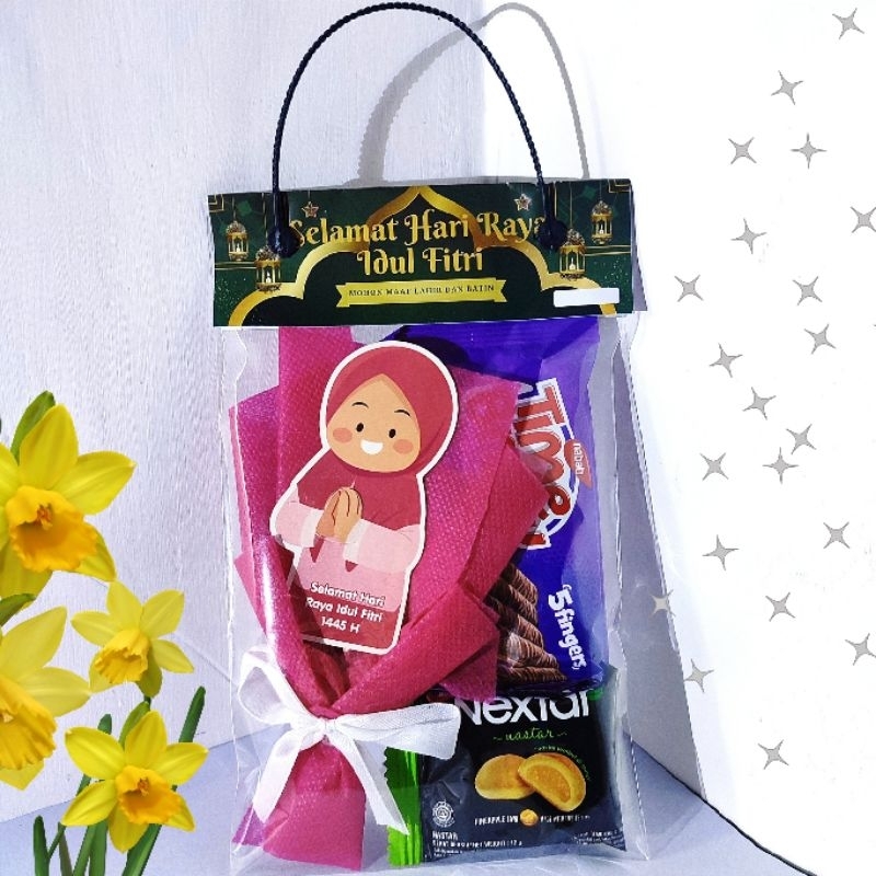 

BUKET AMPLOP PELUK Gratis Snack || THR BOCIL Bingkisan Lebaran Snack tenteng murah|| angpau Ied hari raya idul fitri MiniGift Lebaran