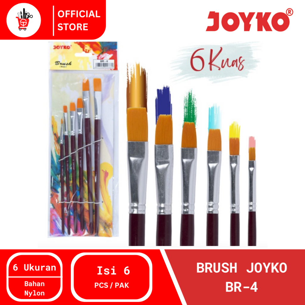 

Paint Brush | Kuas Lukis Joyko BR-4