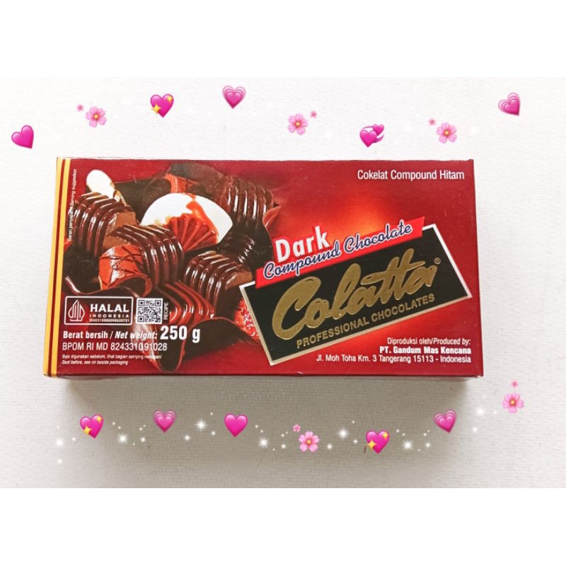 

COLLATA DARK COKELAT COMPOUND 250G