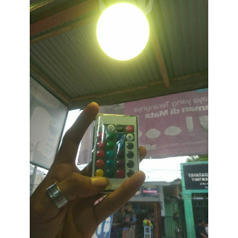 LAMPU WARNA WARNI PAKE REMOT