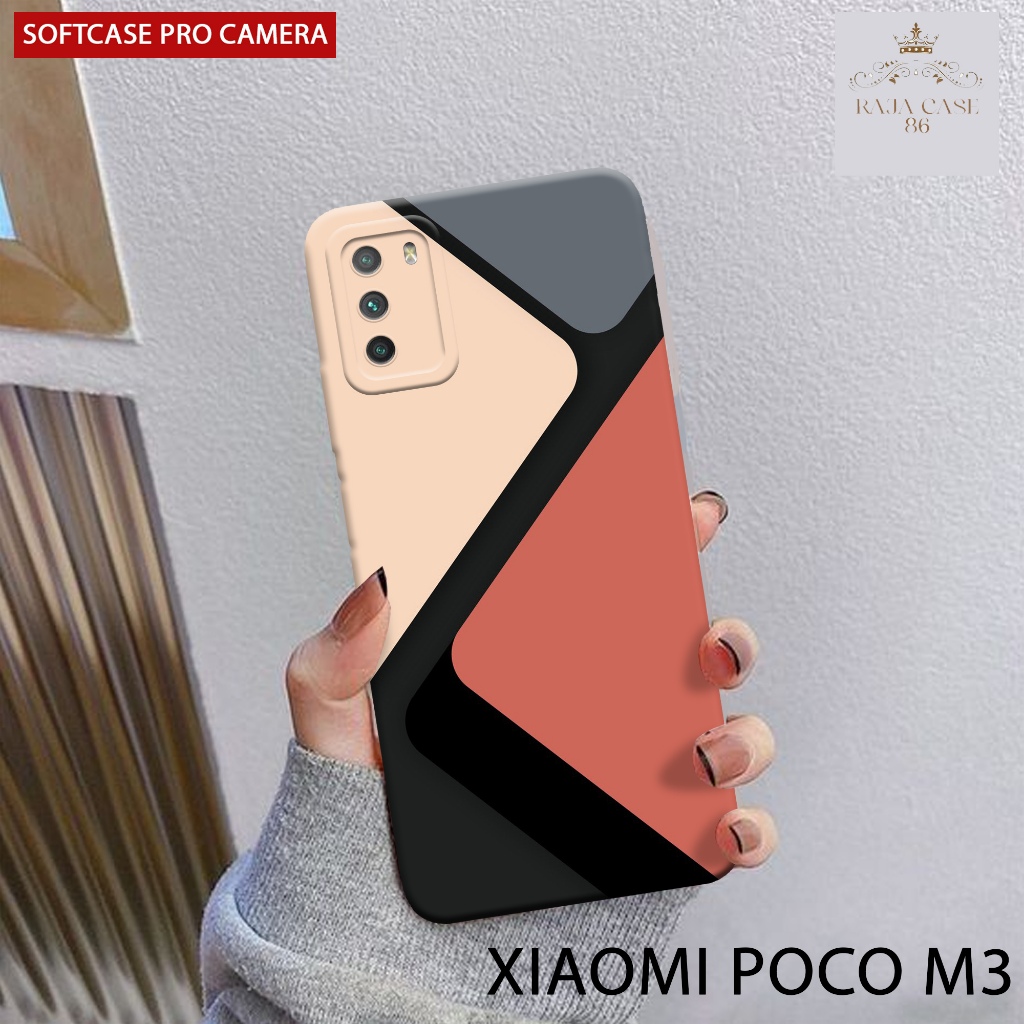 Case Poco M3 4g Terbaru - Rajacase - casing Poco M3 - Motif case Abstrak - Pelindung handphone - POC