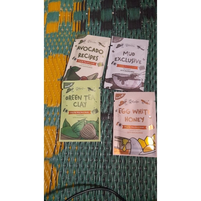 10 pcs masker wajah serbuk 10gr