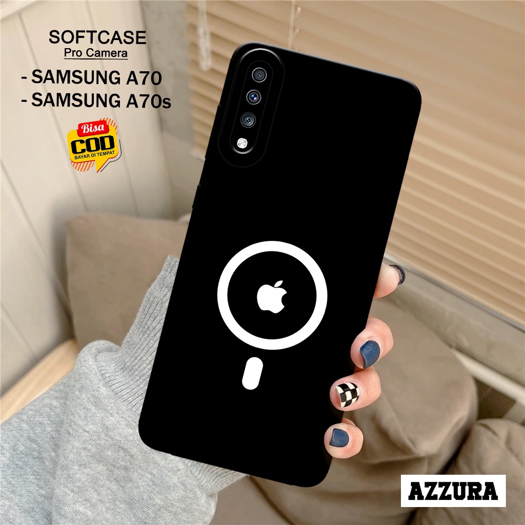 AZZURA - Case Samsung A70 / A70s Terbaru - Fashion Case Logo Ip - Casing Hp Samsung A70 / A70s Terba