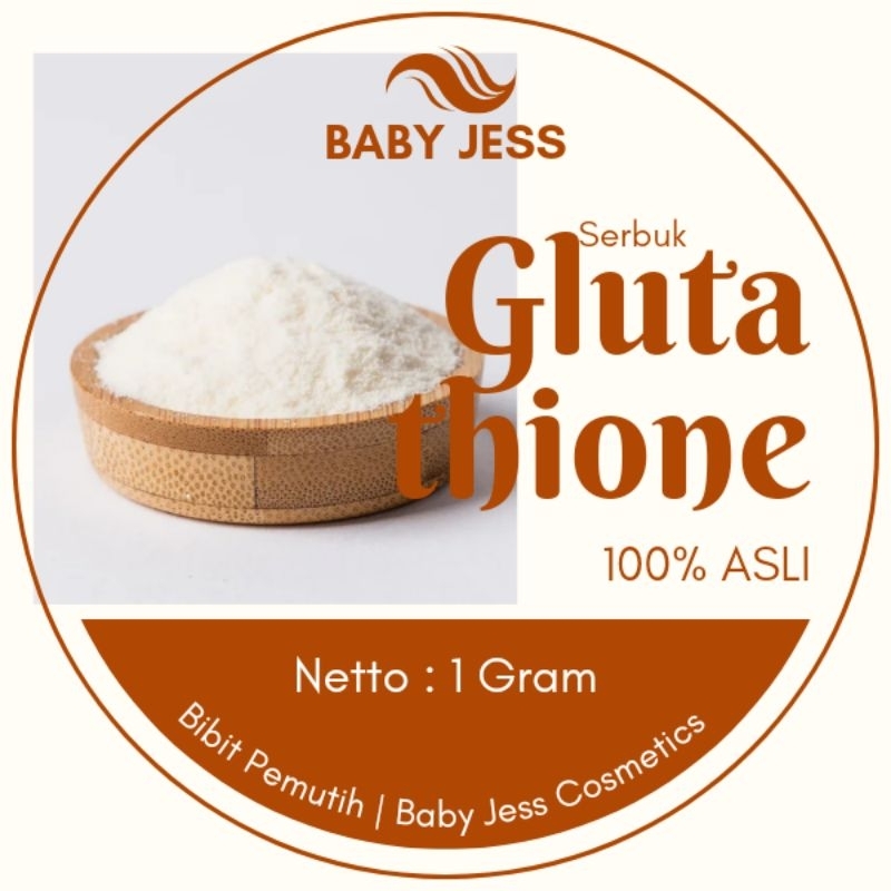 Serbuk Glutathione Murni Pemutih Wajah Ori Tanpa Campuran