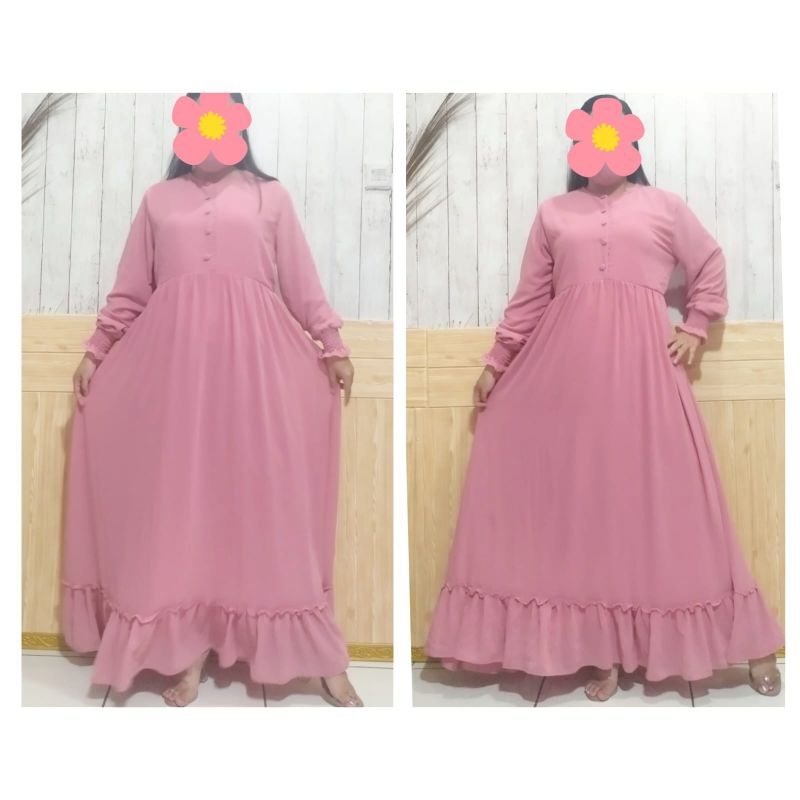 sale CUCI GUDANG gamis  dress XL DAN JUMBO ceruty baby doll