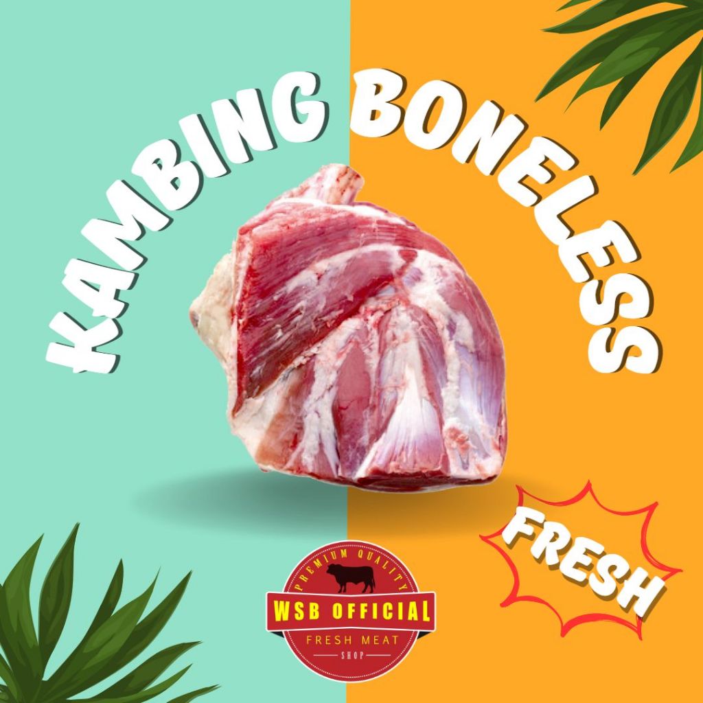

Daging Kambing Boneless 500 Gram