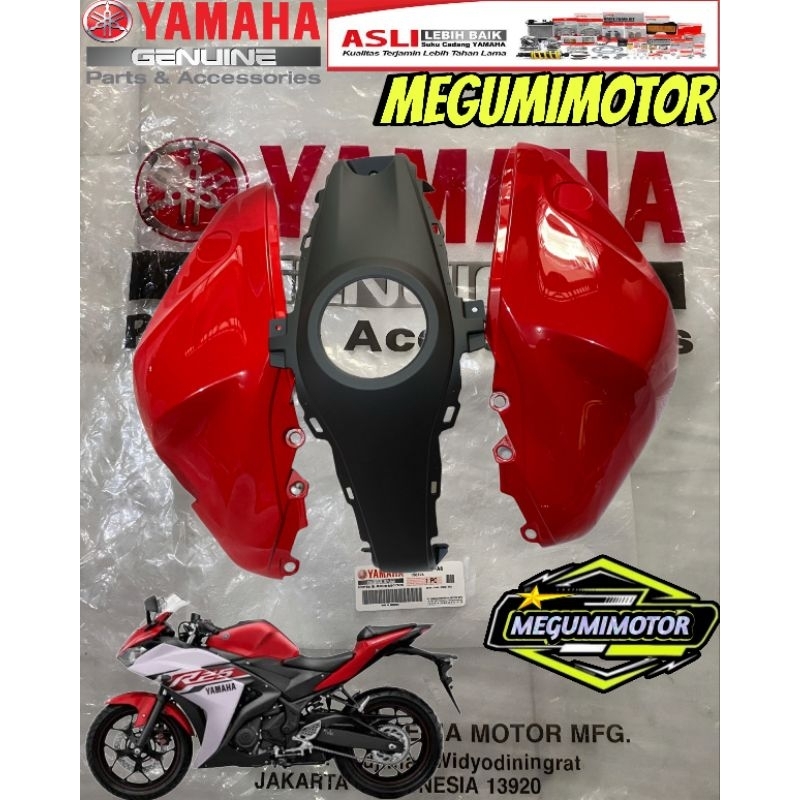 COVER BODY TANGKI SET YAMAHA R25 MERAH ORIGINAL YAMAHA