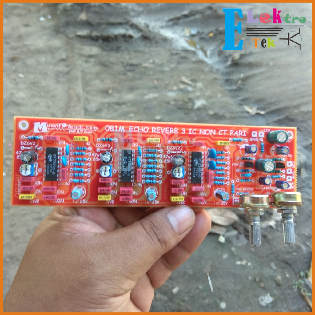 Kit Echo Effect efek digital 3x2399 reverb mic mixer REGULATOR NON CT 081M