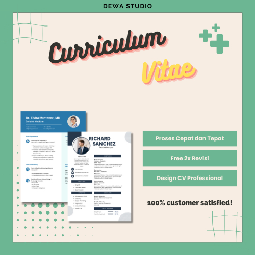 Jasa Pembuatan CV | Desain CV | Jasa CV | Surat Lamaran Kerja