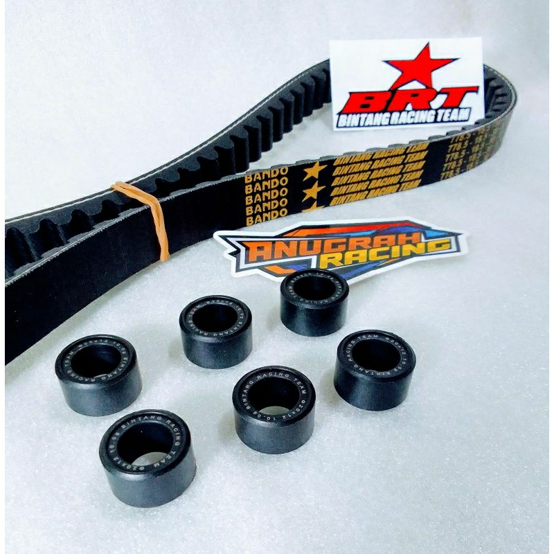 VANBELT PLUS ROLLER RACING BRT 8 9 10 11 13 GRAM KODE KVB VARIO 110 KARBU VARIO 110 LAMA TECHNO CBS 
