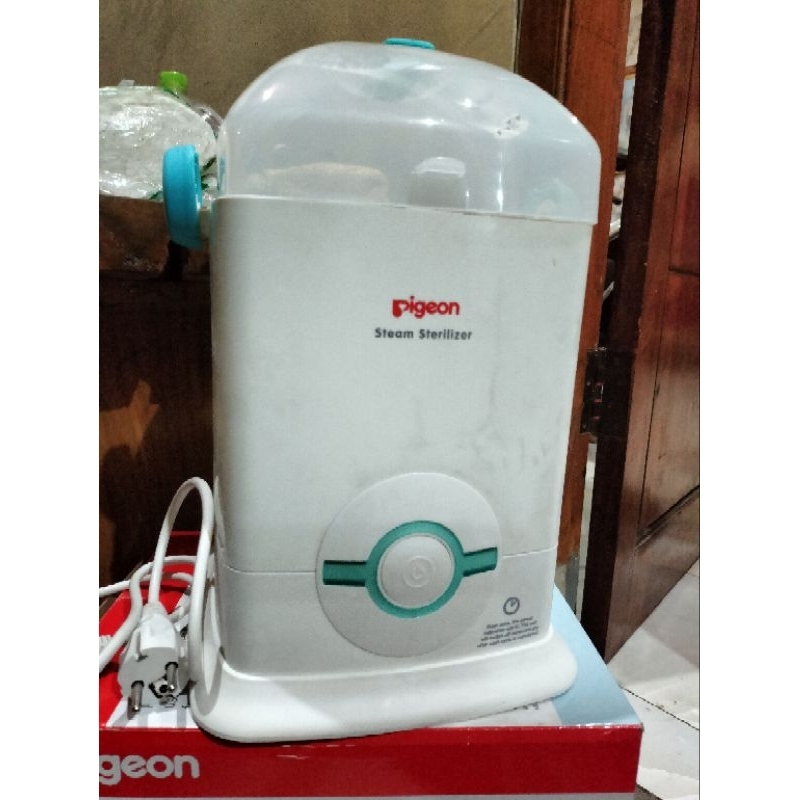 pigeon steam sterillizer / steam sterillizer untuk steril botol bayi / alat steril botol susu bayi