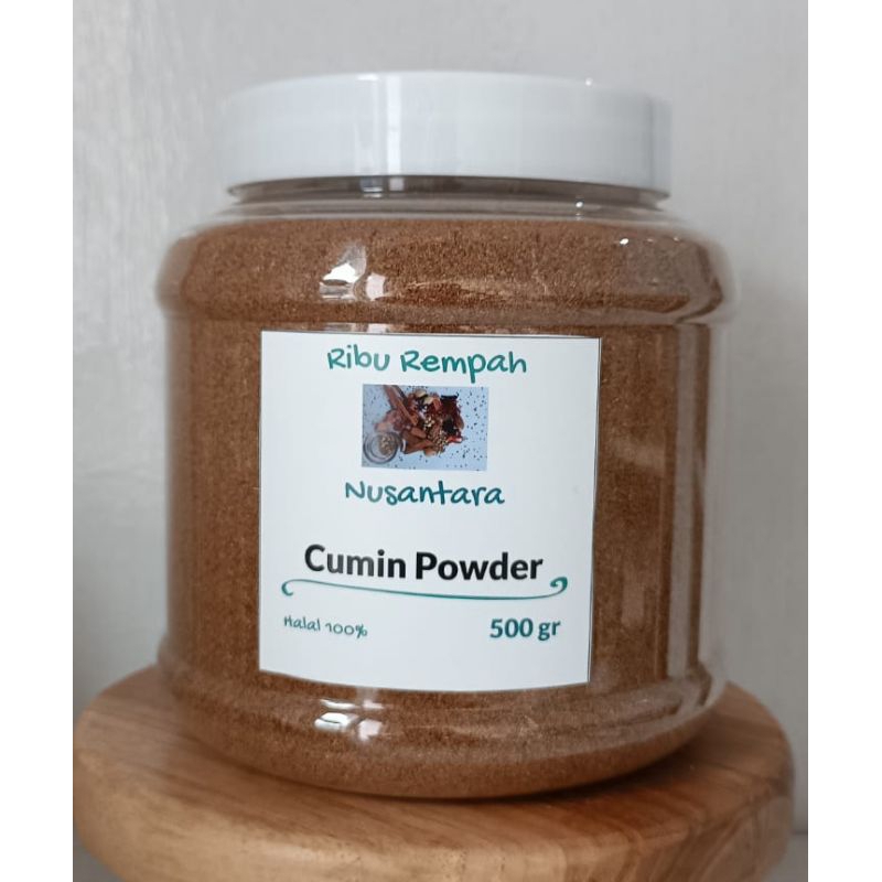 

500gr Cumin Powder Pure 100% / Jintan bubuk asli 100% / Jinten bubuk asli 100% kemasan toples