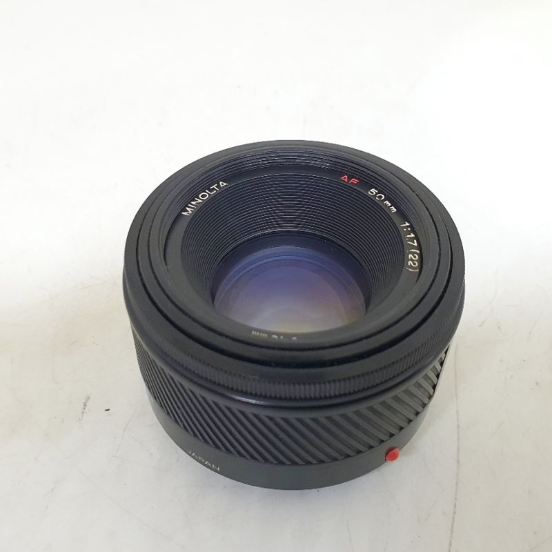 Lensa Minolta AF 50mm f1.7/ A mounth/ Langka/ Vintage/ Rare
