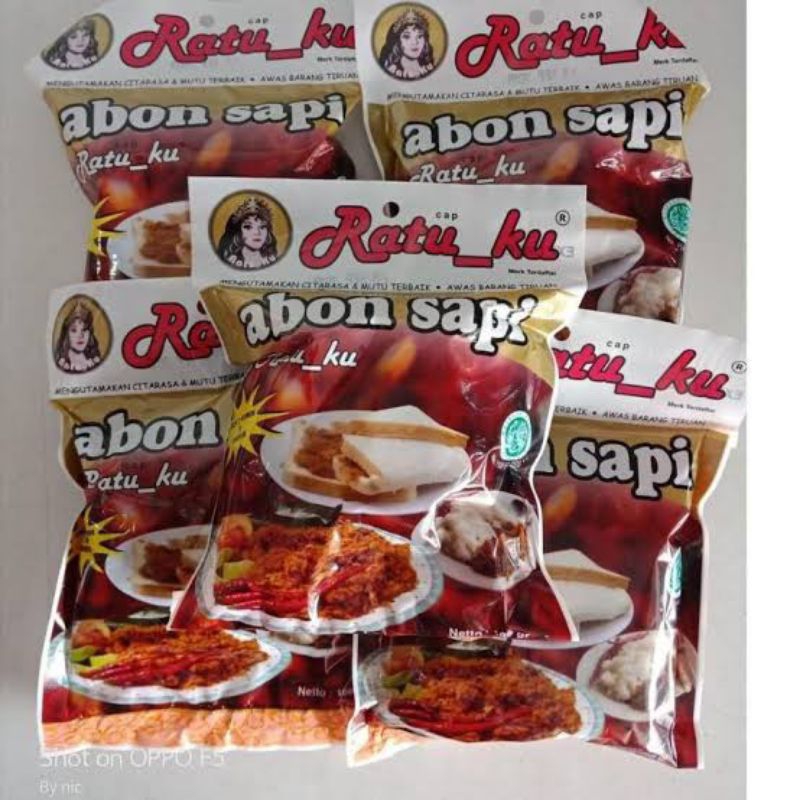

Abon Sapi Ratu_Ku 100 Gram 1 Pack Isi 10 Bungkus PROMO MURAH