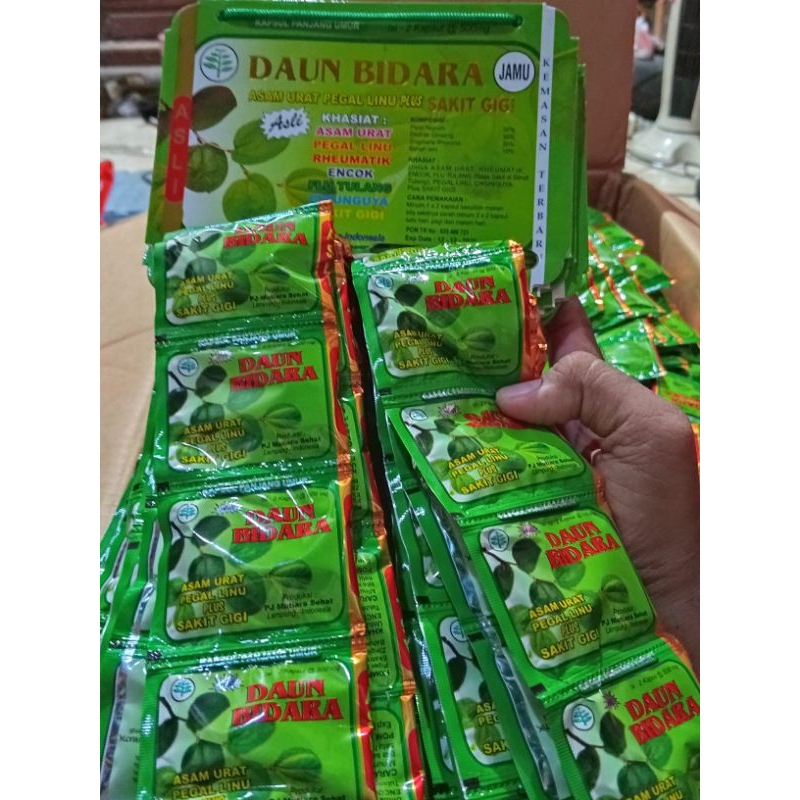 Kapsul Herbal Daun Bidara / harga 1 renceng isi 20 sachset