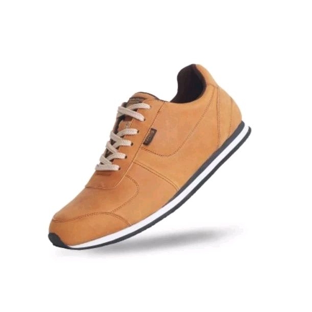 PROMO - 100% KULIT ASLI Sepatu Sneaker Tali Olahraga Kantor Cowok Sepatu Pantofel Pria Pantofel Form