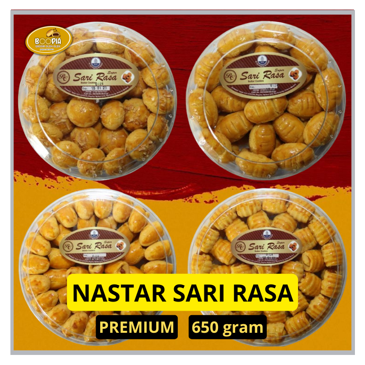 

KUE KERING NASTAR SARI RASA SPESIAL PREMIUM BUTTER COOKIES - KUE LEBARAN UKURAN TOPLES JUMBO