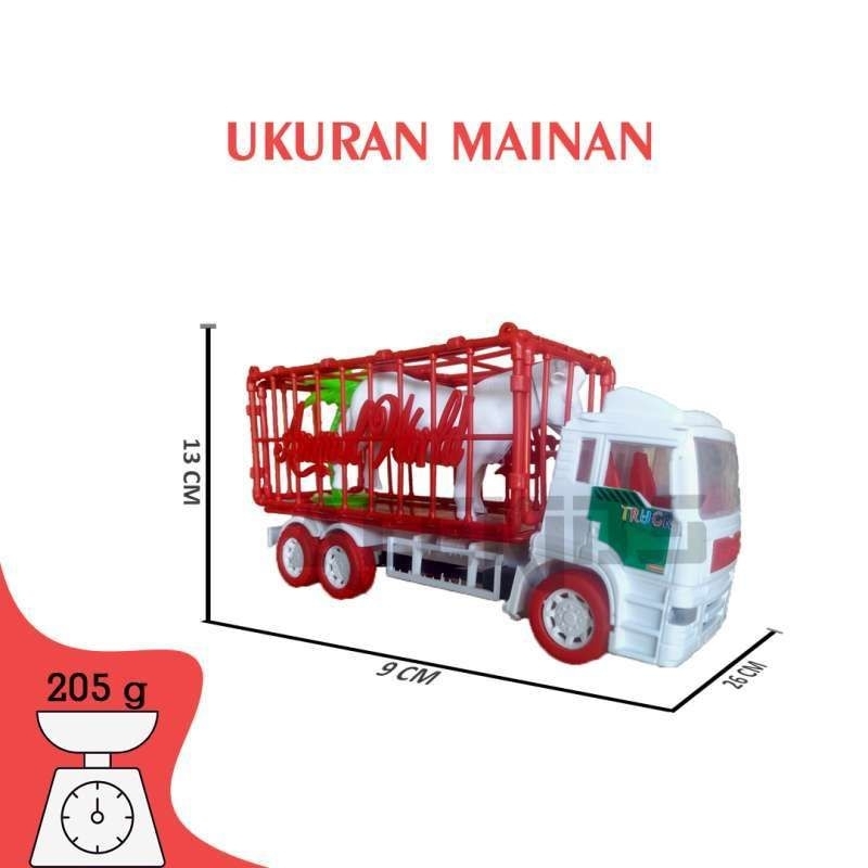 KEN - Mainan Mobil Truck Angkut Hewan Peternakan ST2044