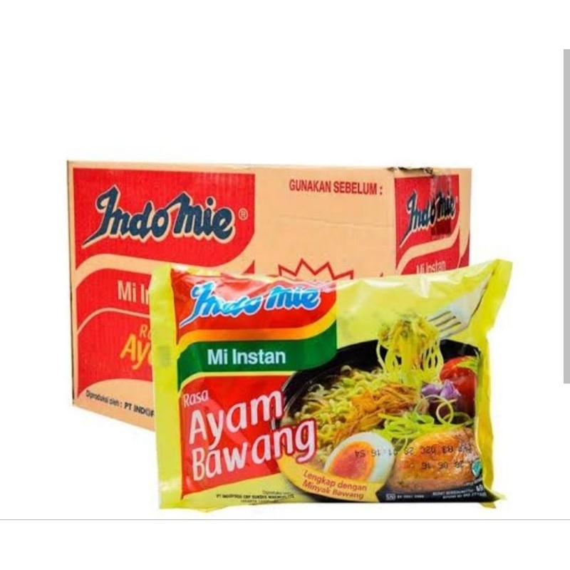 

Indomie Ayam Bawang 1Dus(Wajib CO Wrap)