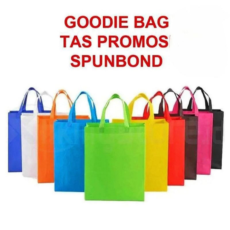 

Kiky - Tas Spunbond / Goodie Bag Multifungsi Polos Warna 30*10*40 cm