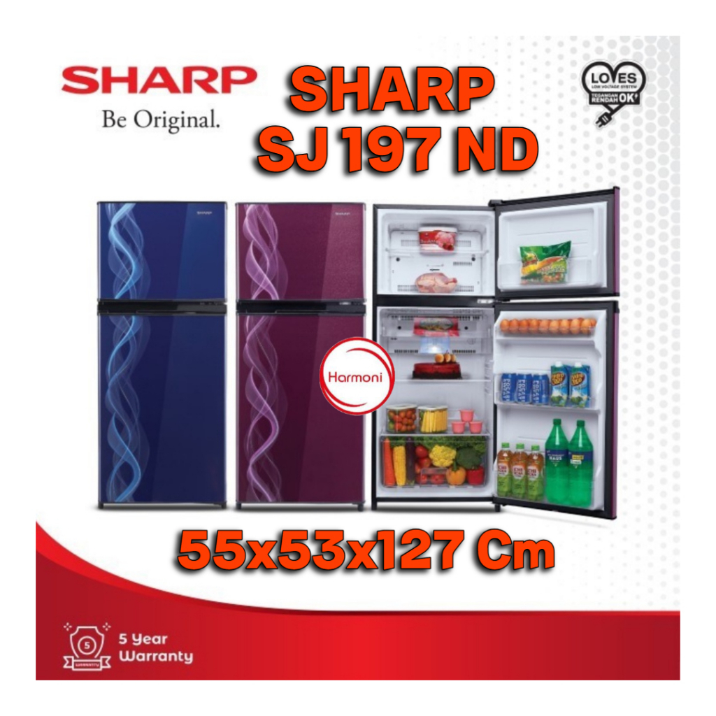 KULKAS SHARP 2 PINTU TANPA SALJU KULKAS SHARP PINTU 2 TANPA SALJU FREE ONGKIR SERANG KULKAS SHARP 2 