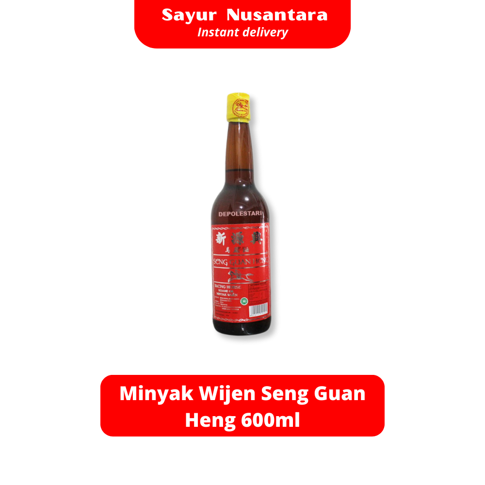 

Minyak Wijen Seng Guan Heng 600ml - Sayur Nusantara