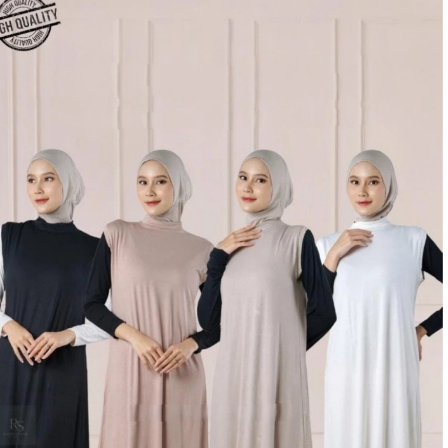 Daleman Gamis Tanpa Lengan inner dres