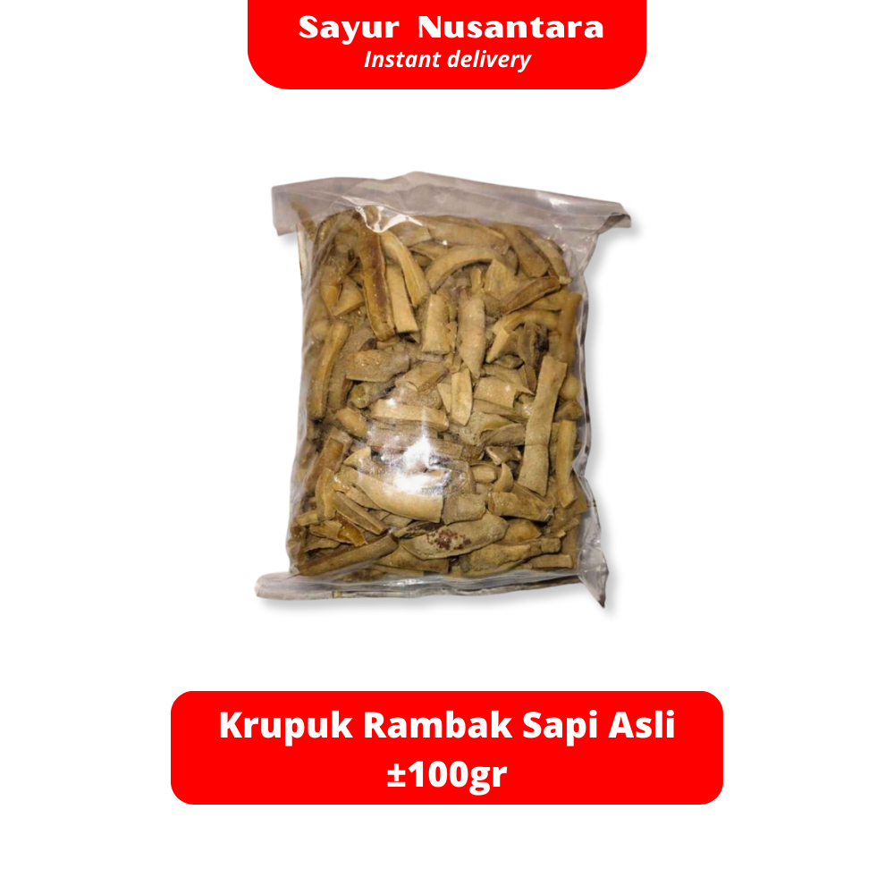 

Krupuk Rambak Asli -+100gr - Sayur Nusantara
