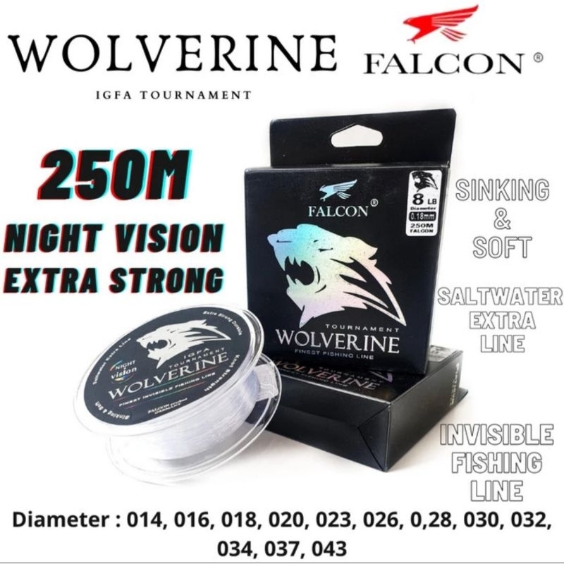SENAR FALCON WOLVERINE 250M LBS BESAR