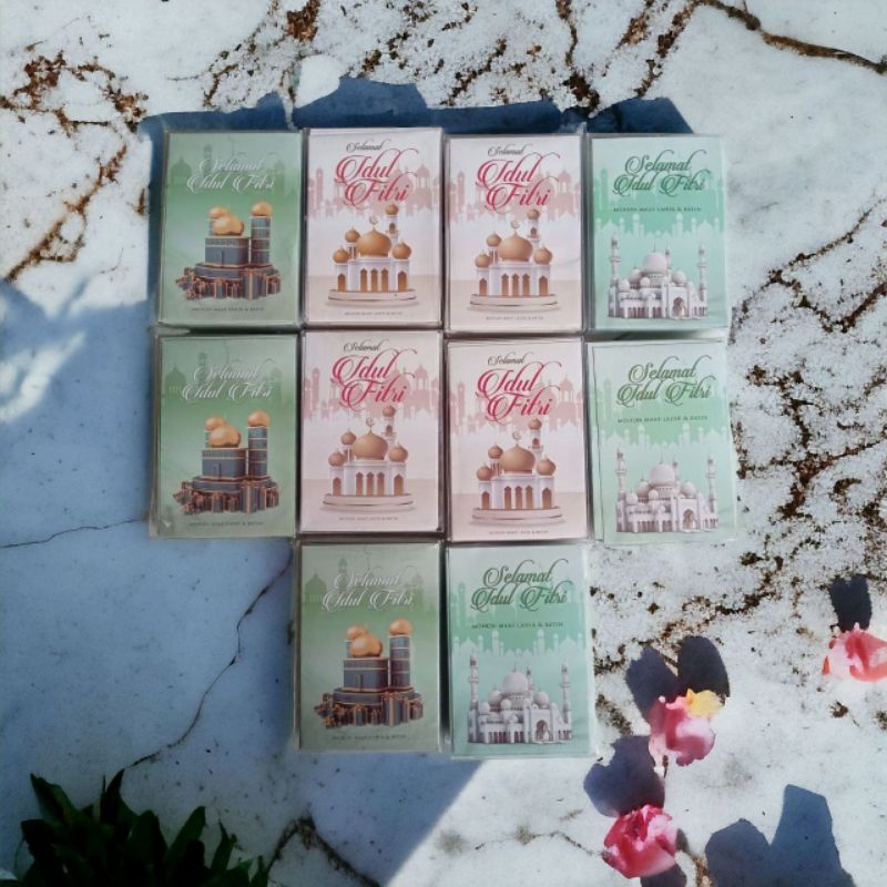 

(Isi 10pcs) Amplop THR lebaran motif masjid langsung pakai