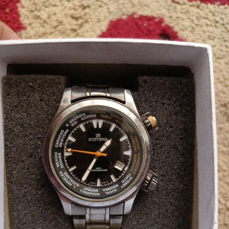 Jam Tangan original Giotona preloved second bekas