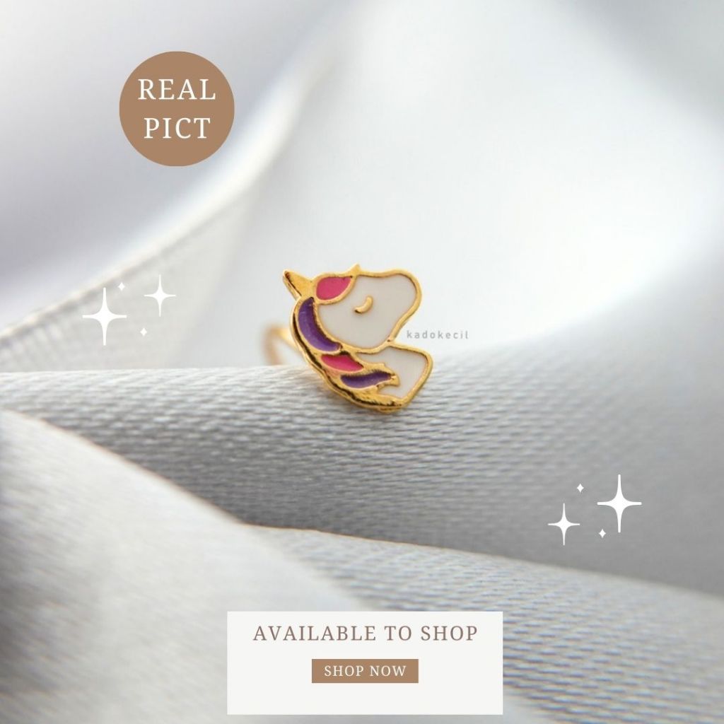 Littlethingshewear Jakarta Unicorn RENEW anting toge 0,66 Gram