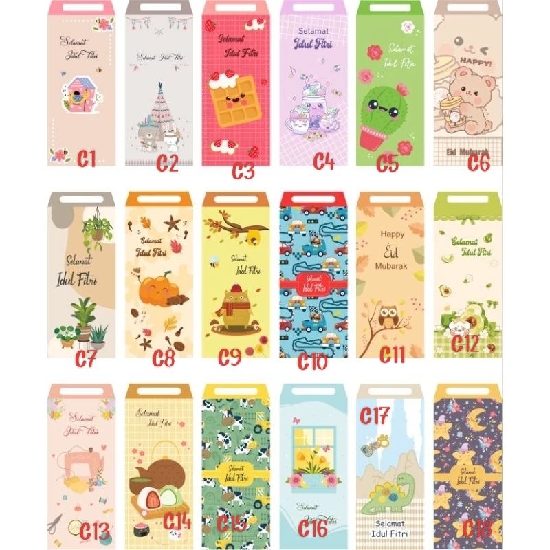 

Siap kirim. Amplop lebaran panjang isi 10 pcs tanpa lipat kode C