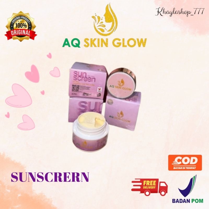 Sunscreen AQ skin glow