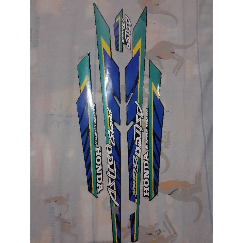 striping astrea grand 93 bijau biru