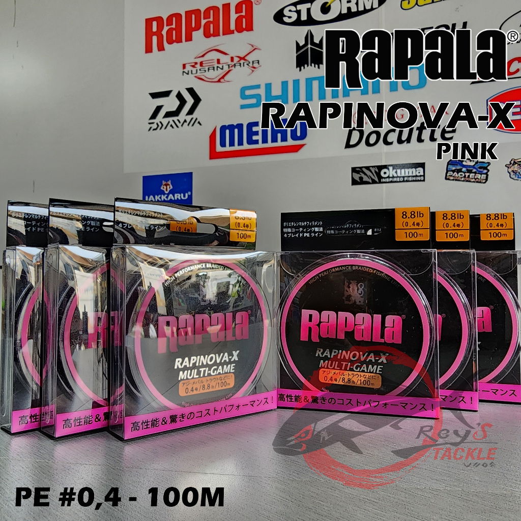 RAPINOVA-X BRAIDED / PE RAPINOVA-X PINK / PE ULTRALIGHT / PE PARINOVA-X 0,4