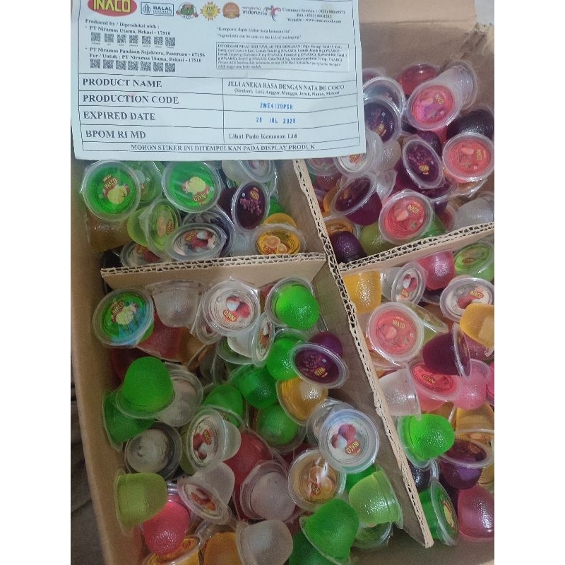 

jelly inaco mix rasa kemasan 1 kg (exp 2025)