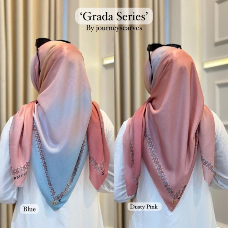 HIJAB JOURNEY GRADASI SERIES JP KW HIJAB MOTIF GRADASI VOAL PREMIUM