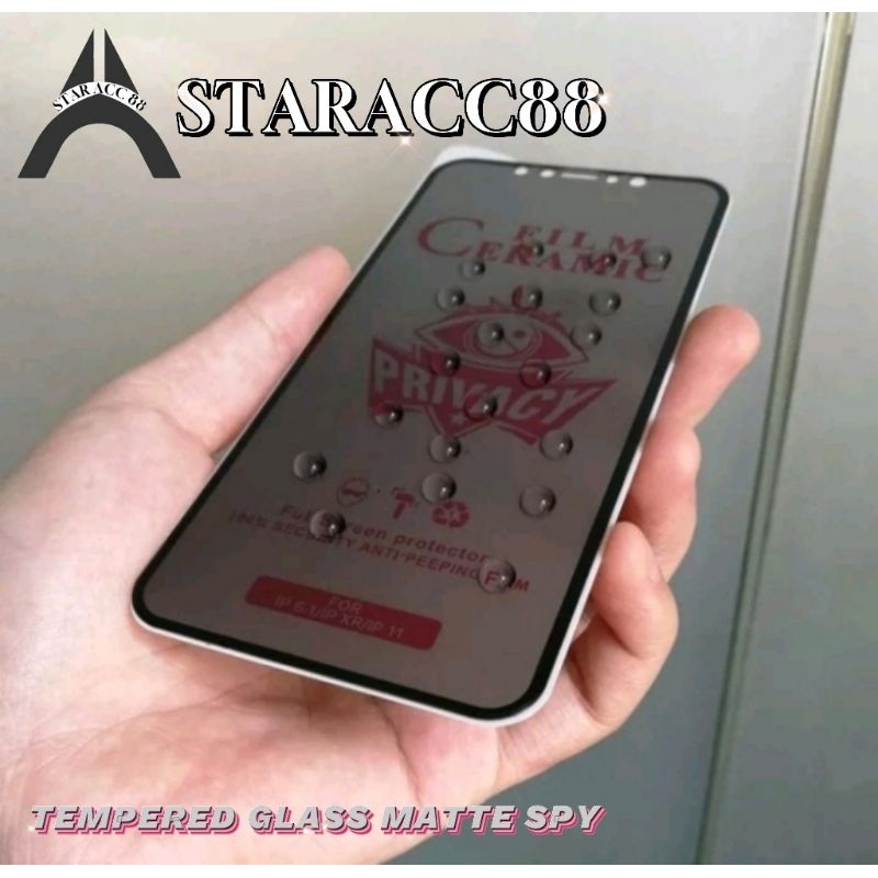 TEMPERED GLASS CERAMIC MATTE SPY OPPO A54.A53