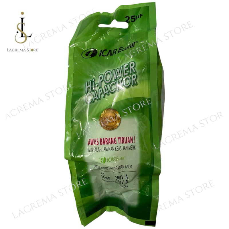 CAPACITOR ICAR 25UF 400V ECOFILL 25 UF