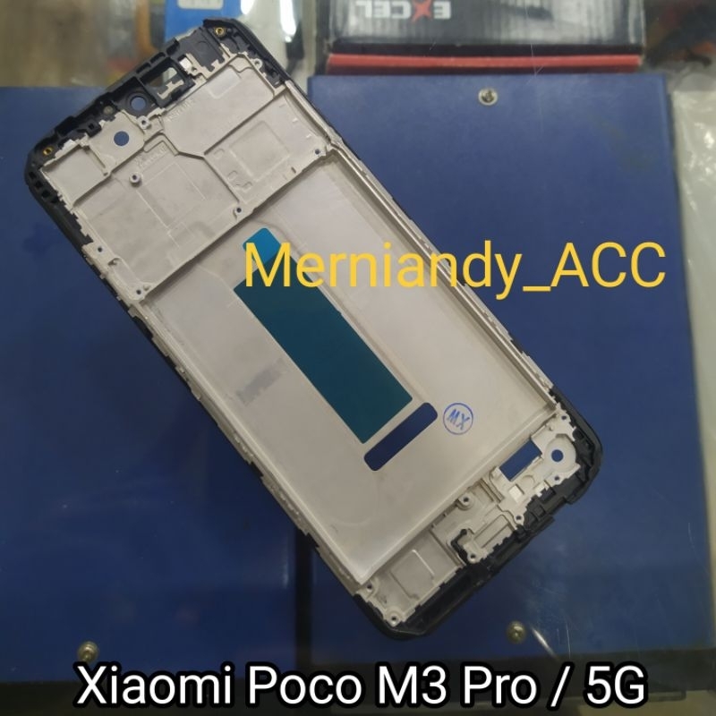 Frame tulang tengah Xiaomi Poco M3 Pro / 5G Tulang lcd tatakan mesin