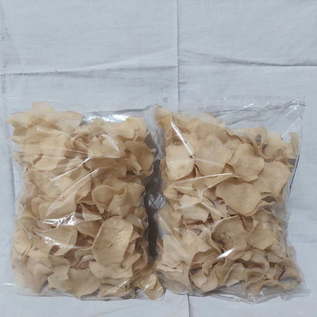 

KERUPUK GADUNG - KERIPIK GADUNG MENTAH KEMASAN 500g