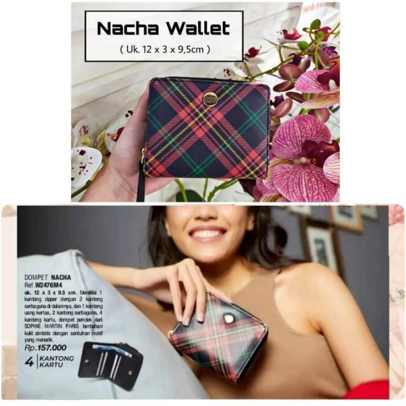 TAS SELEMPANG/DOMPET NACHA SOPHIE MARTIN PARIS