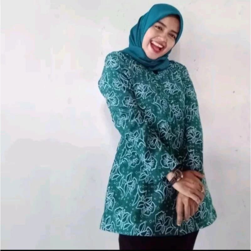 Baju Seragam Pkk Nasional Wanita Lapis furing warna hijau